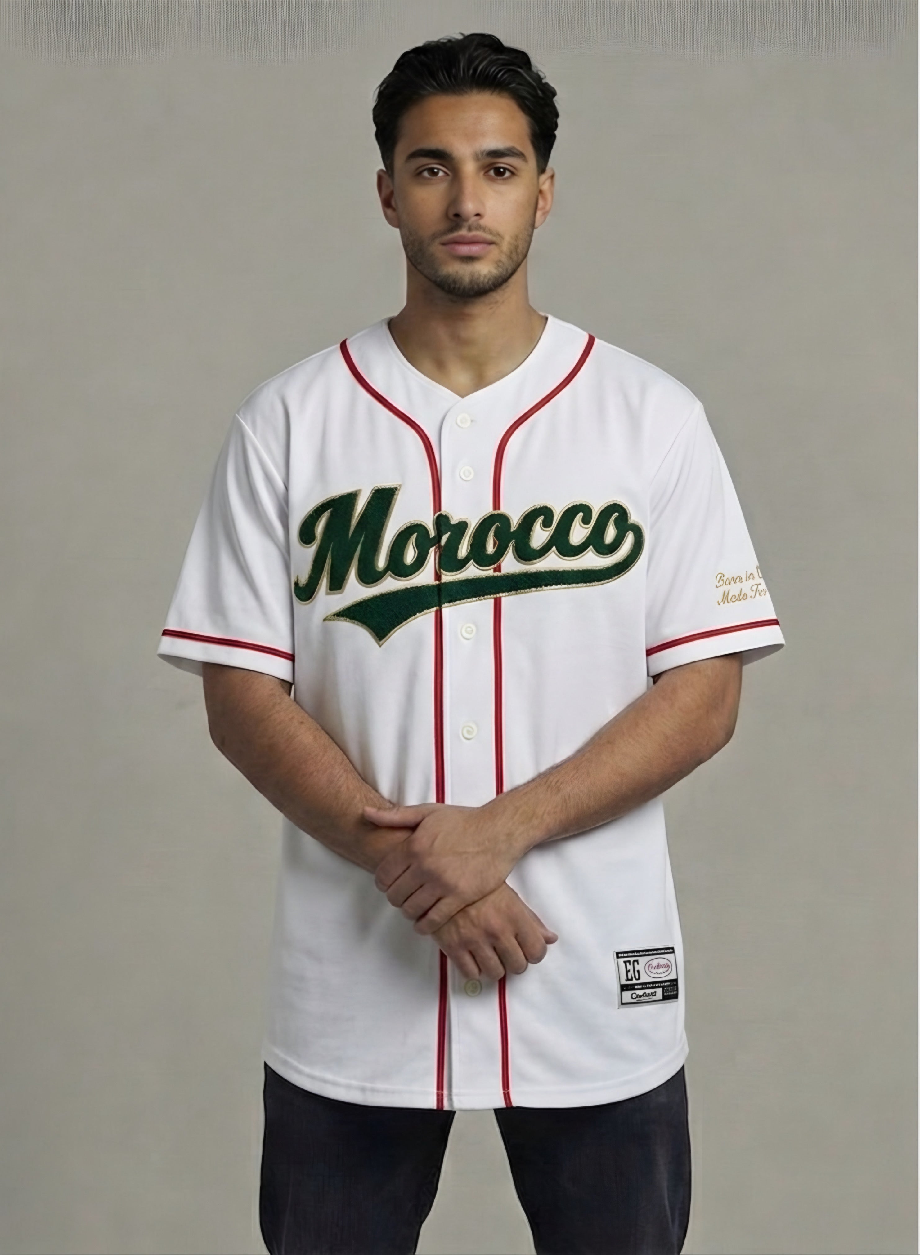 T-shirt Oversize Baseball "Morocco"