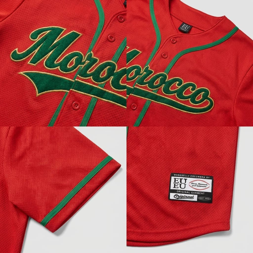 T-shirt Oversize Baseball "Morocco"
