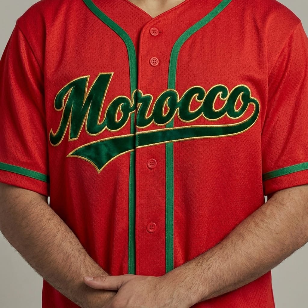T-shirt Oversize Baseball "Morocco"