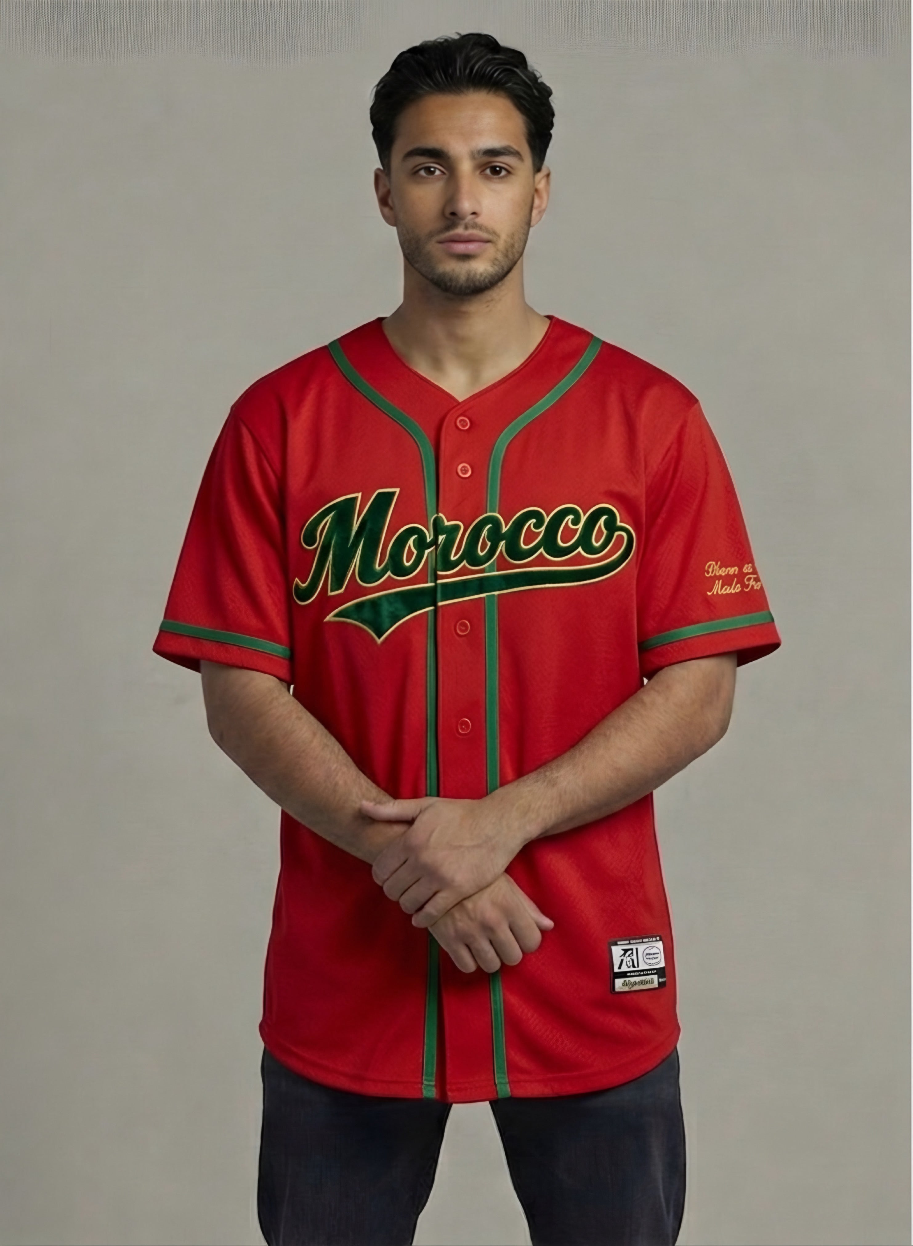 T-shirt Oversize Baseball "Morocco"