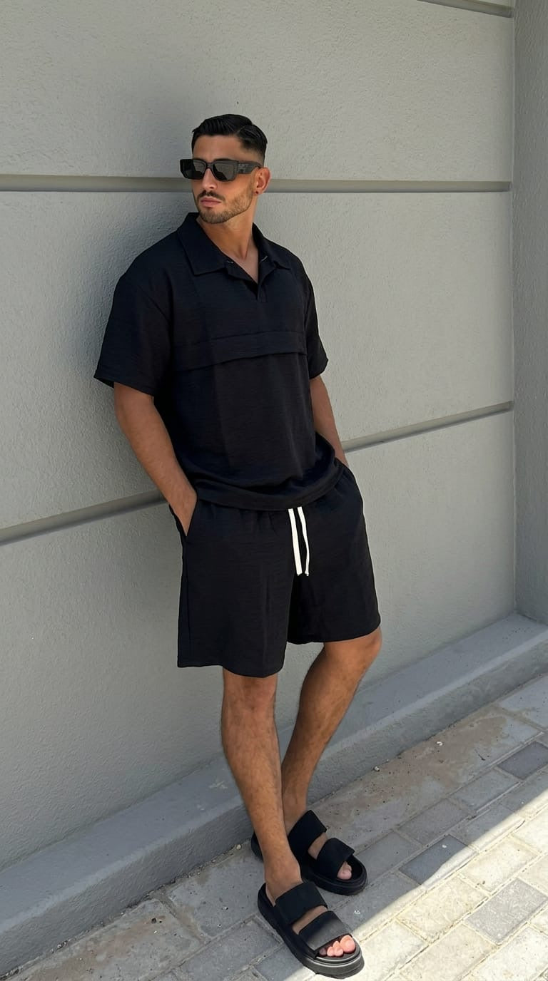 Ensemble en Lin Oversize