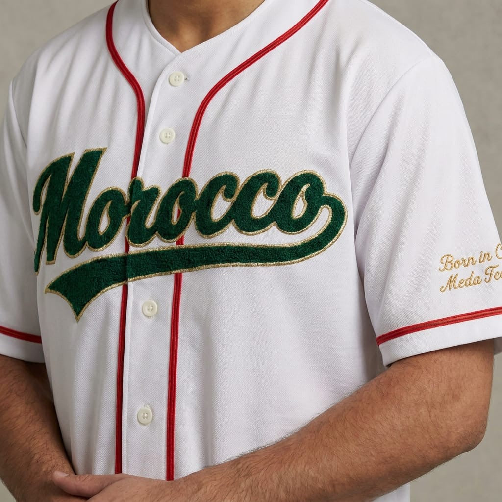 T-shirt Oversize Baseball "Morocco"