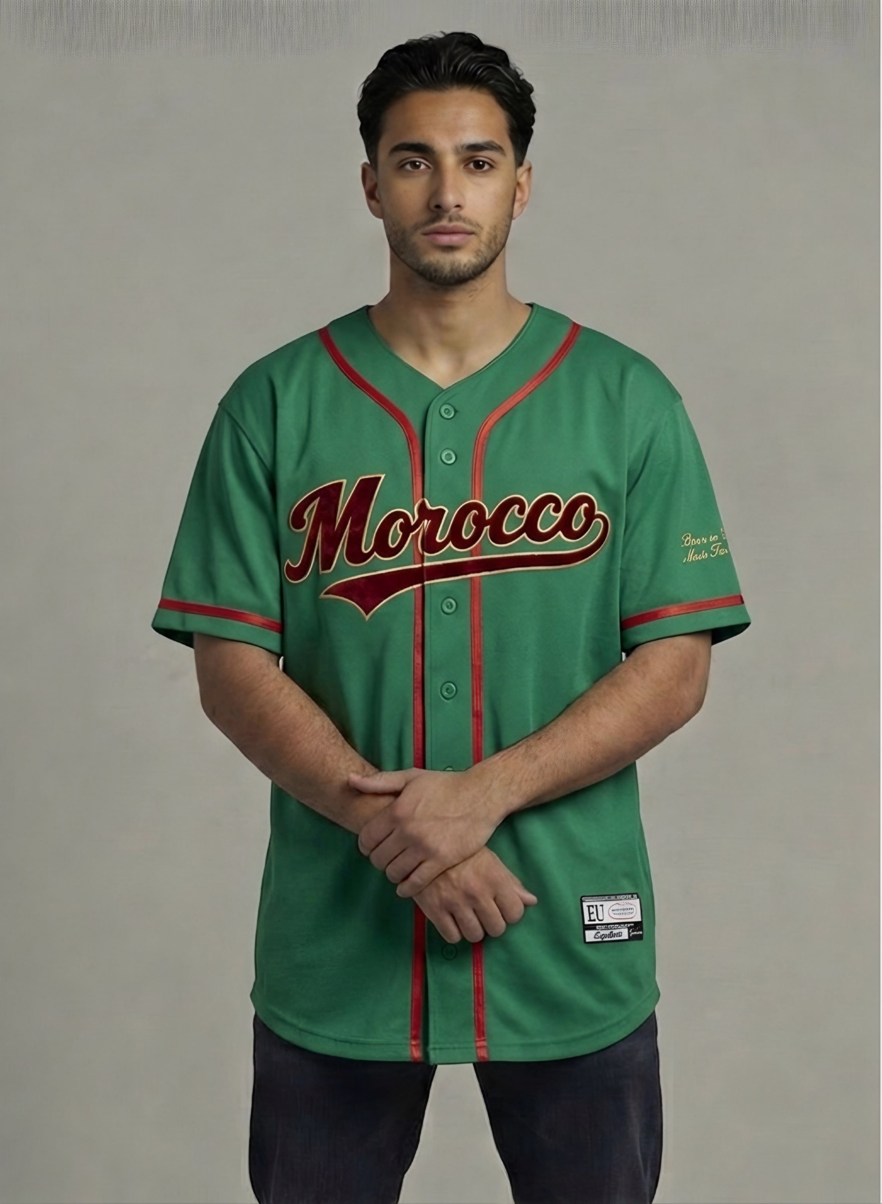 T-shirt Oversize Baseball "Morocco"