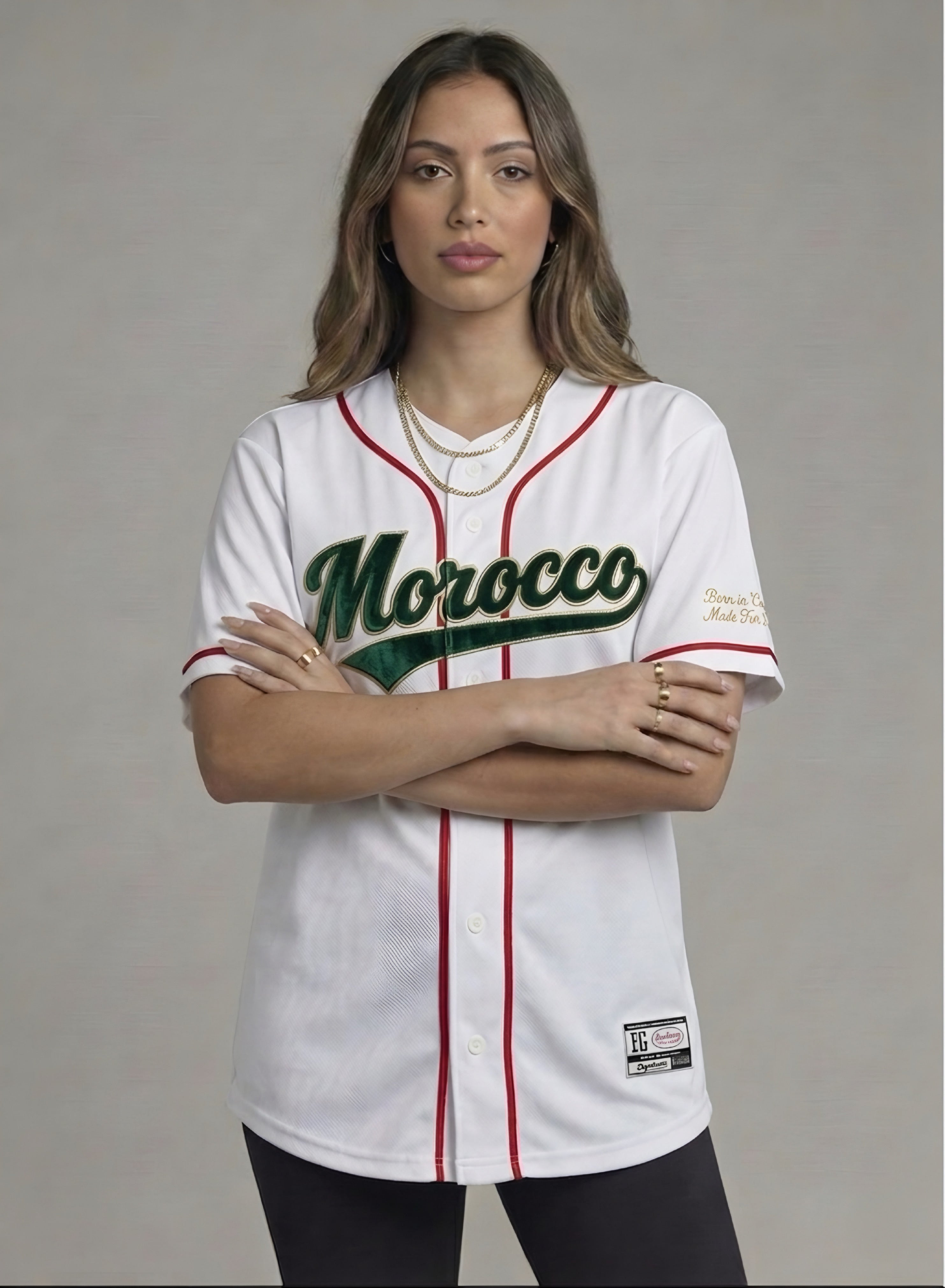 T-shirt Oversize Baseball "Morocco"