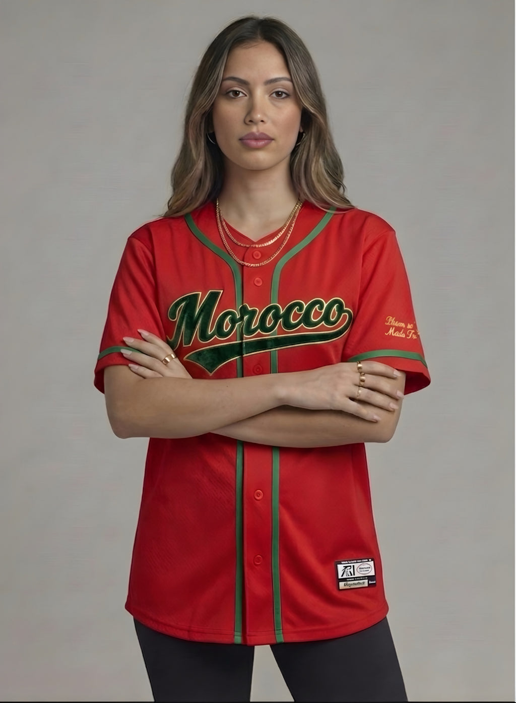 T-shirt Oversize Baseball "Morocco"