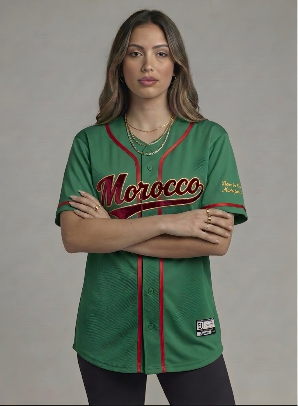 T-shirt Oversize Baseball "Morocco"