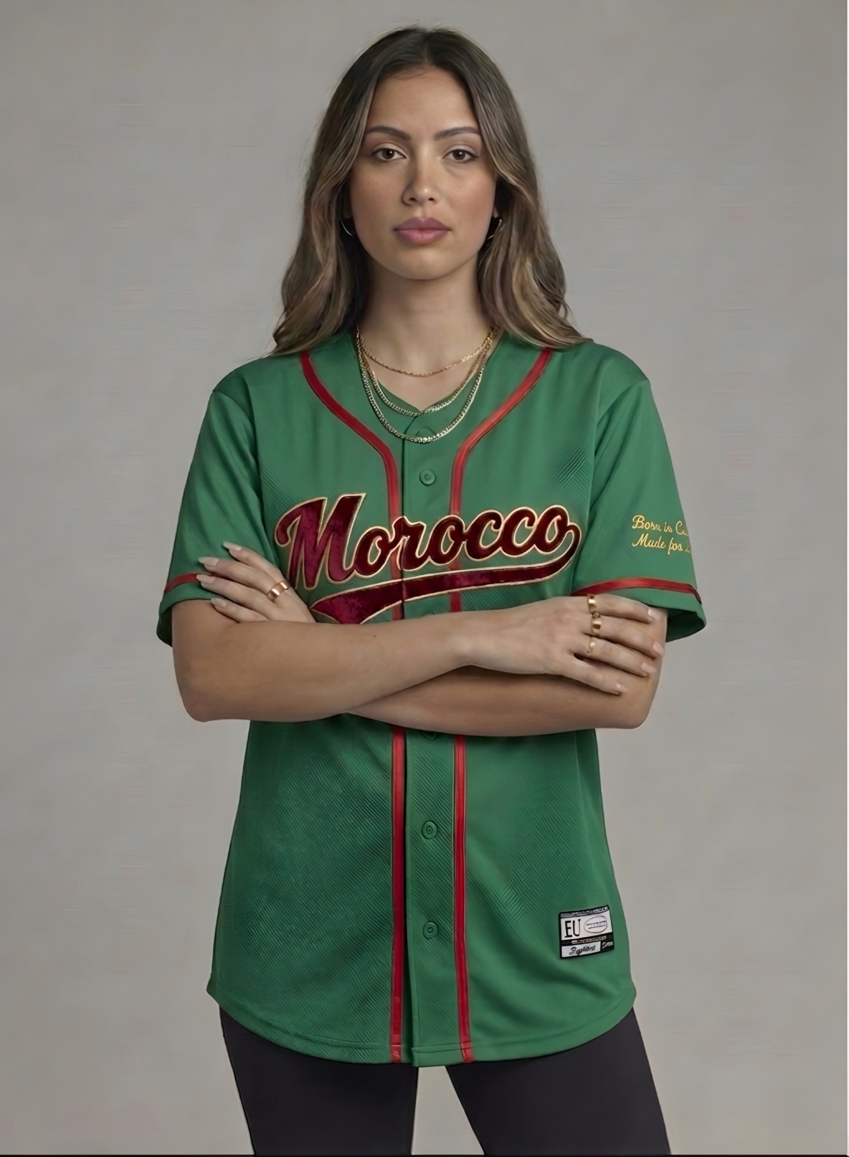 T-shirt Oversize Baseball "Morocco"